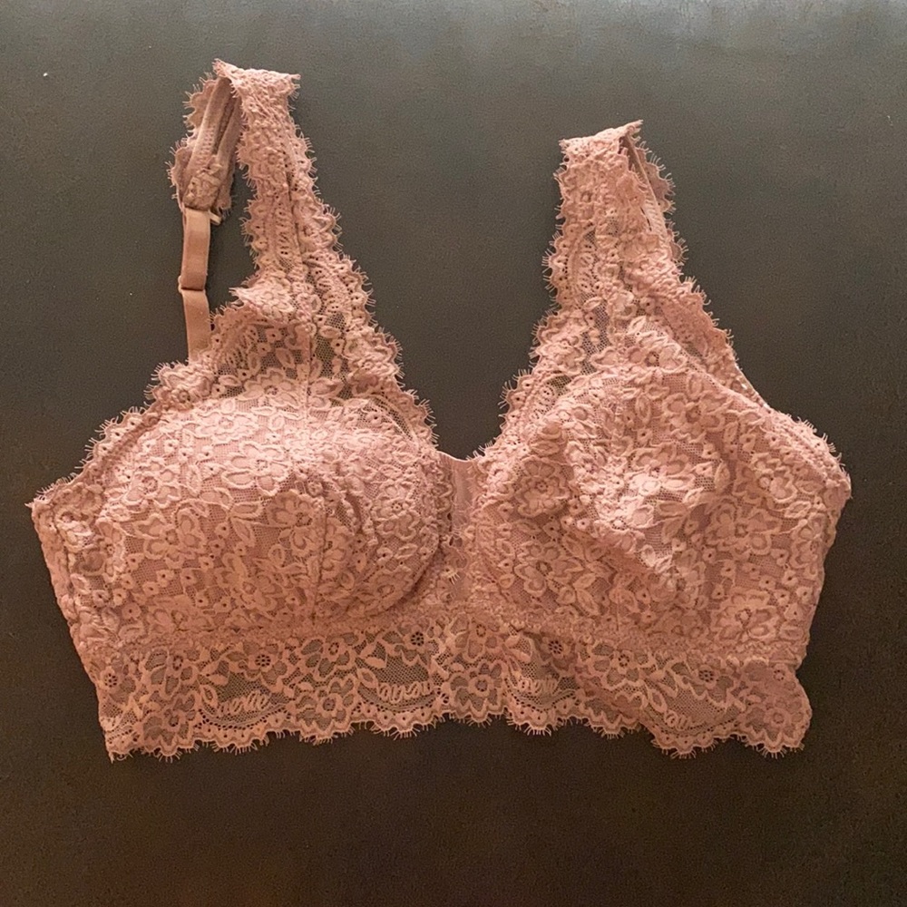 Aerie bralette blush shade